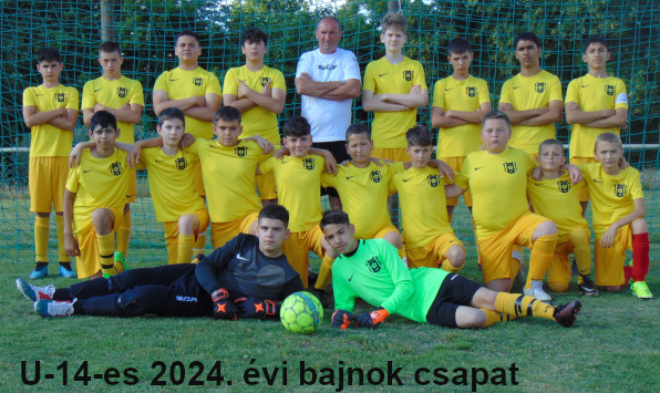 2023/2024. évi U-14-es bajnok csapat
