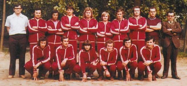 Megyei II.első bajnokságot nyert csapata 1973-1974